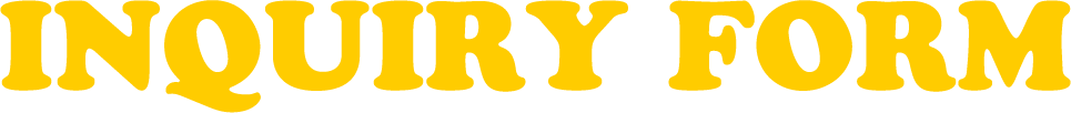 Inquiry Form お問合せ